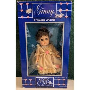 Vogue 8" Ginny Doll 1984 Antique Lace Poseable